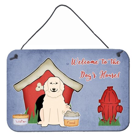 Carolines Treasures Dog House Collection Great Pyrenese Wall or Door Hanging Prints BB2837DS812
